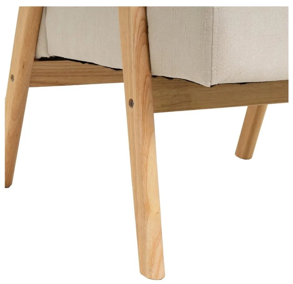 Бяло шенилово кресло Vintage – Casa Selección