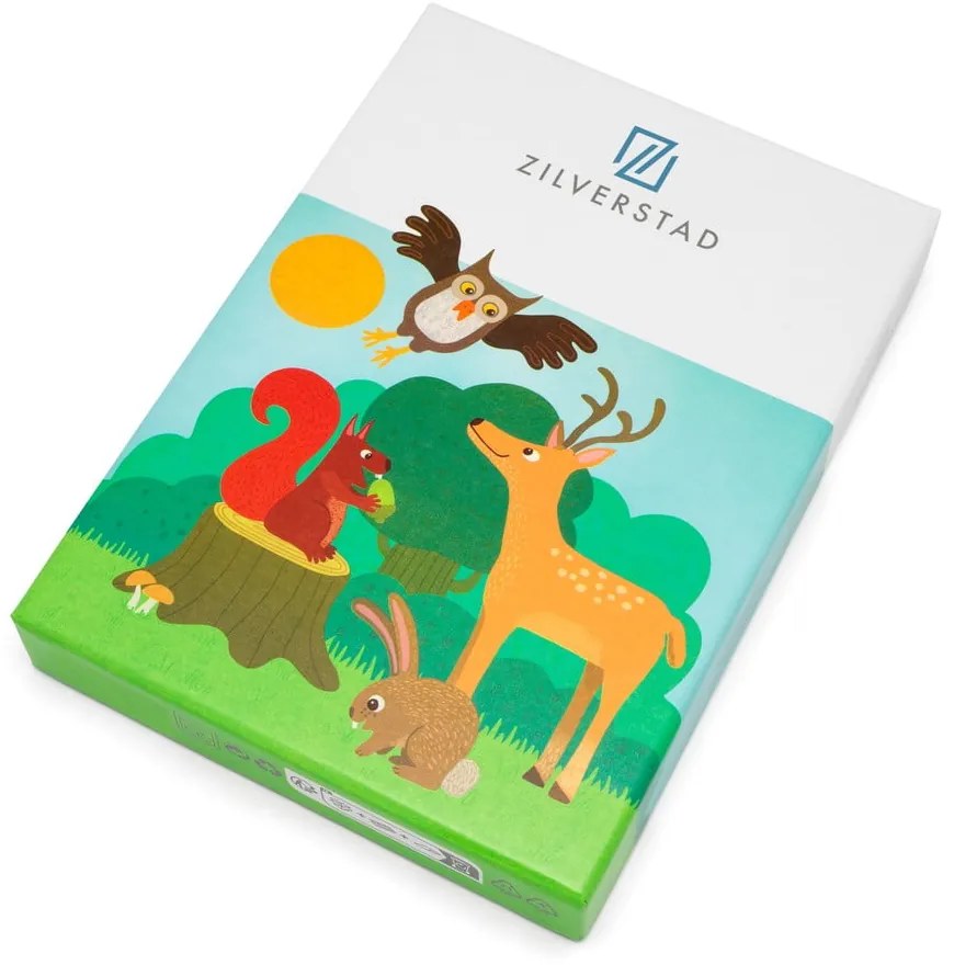 Детски прибори за хранене от неръждаема стомана в сребристо 4 бр. Forest Animals – Zilverstad