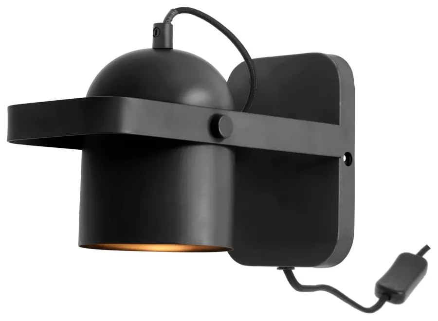 Черна стенна лампа Nesvik – Villa Collection