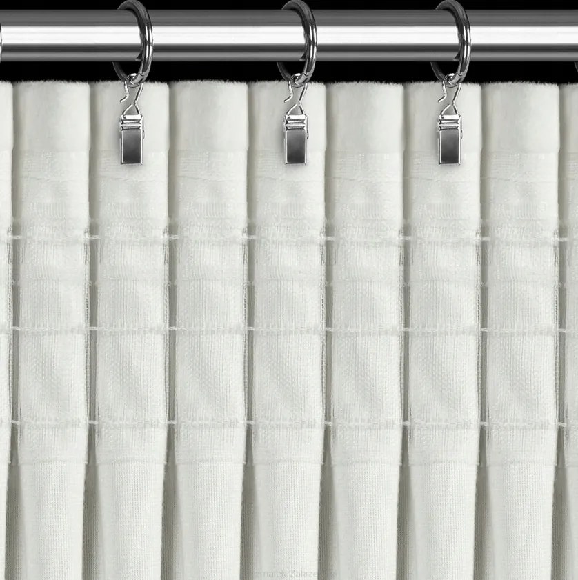 Кремава кадифена завеса с 3D рози - панделка Ширина: 140 см | Дължина: 270 см