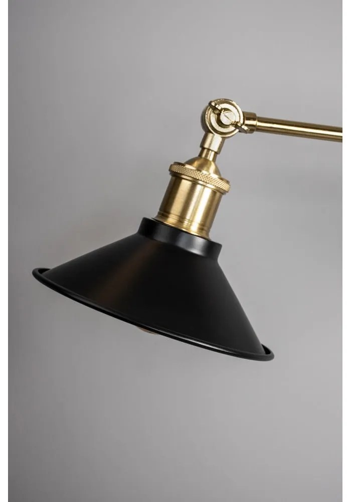 Стенна лампа в черно и златисто Penelope – Dutchbone