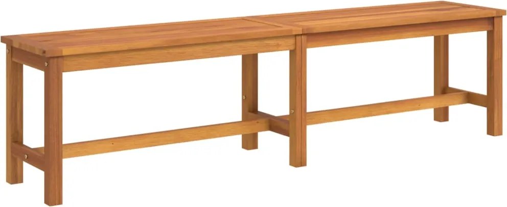 319421 vidaXL Градинска пейка, 180x35x45 см, масивна акация