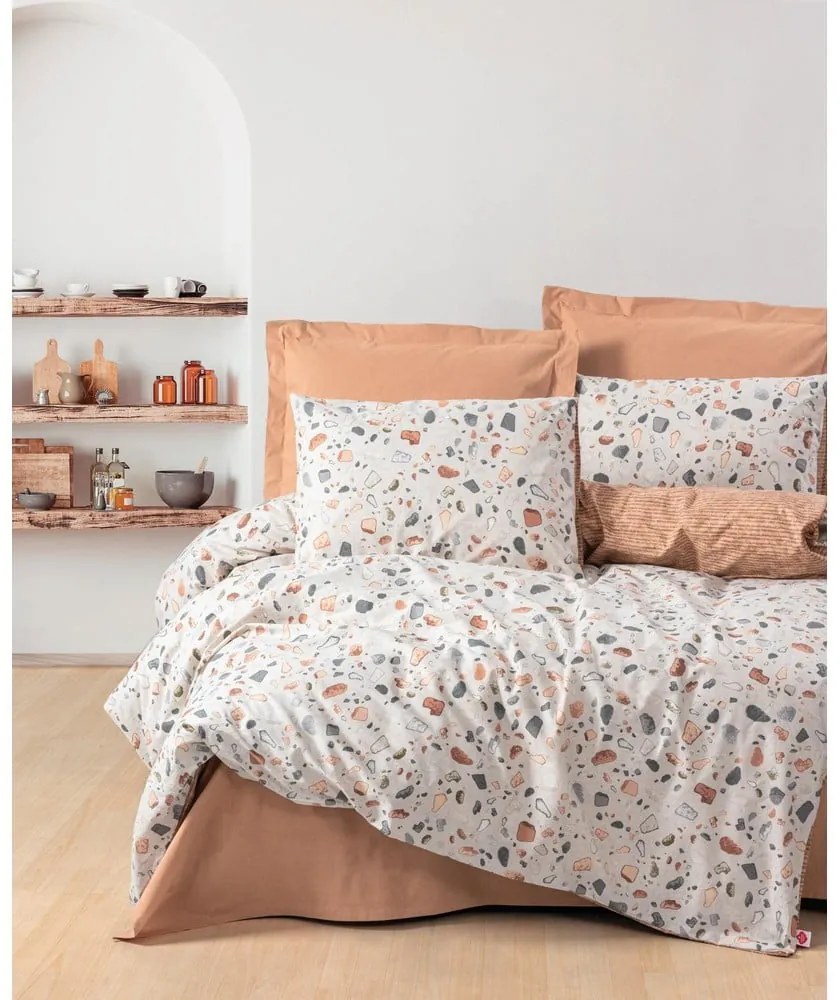 Двойно удължено спално бельо от памук Renforcé 240x220 cm Earth-Inspired Calm – Mila Home Luxury