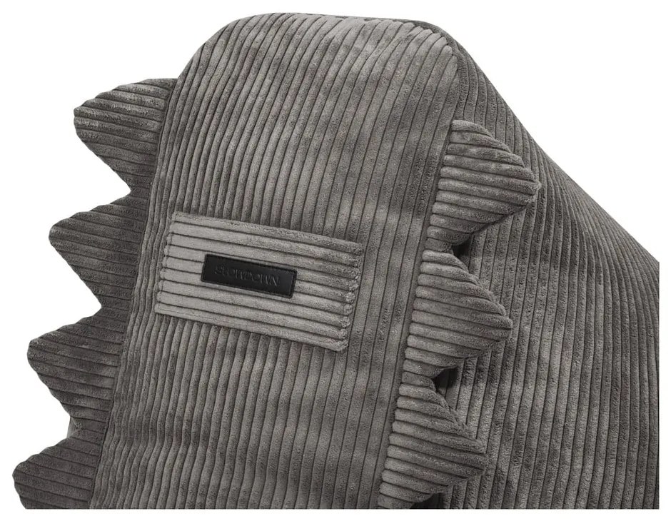 Кафяв детски пуф от рипсено кадифе Snug 80 Dragon – SLOWDOWN