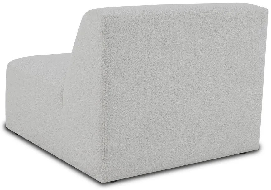 Бял модулен диван от букле (среден модул) Roxy – Scandic