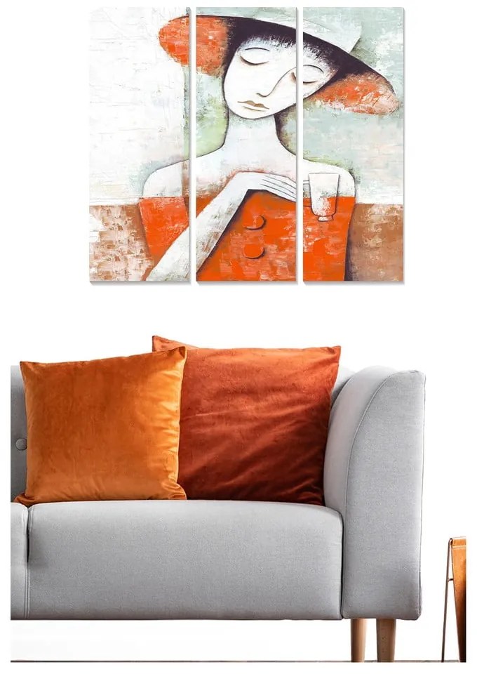 Картини в комплект от 3 бр. 20x50 cm - Wallity