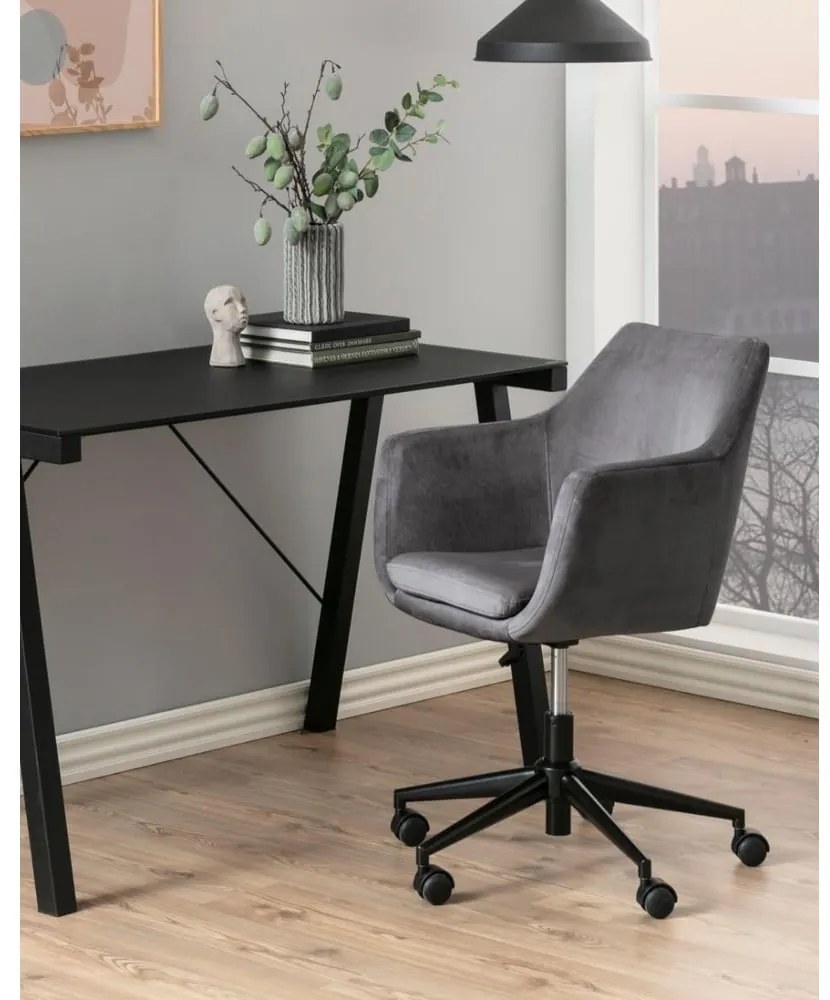 Сив офис стол Nora - Actona