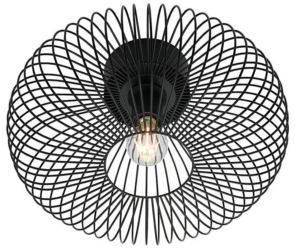 Nordlux - Таванно осветително тяло BERONI 1xE27/60W/230V Ø 40,3 см, черно