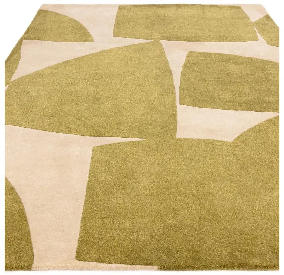 Зелен ръчно изработен килим от рециклирани влакна 160x230 cm Romy – Asiatic Carpets