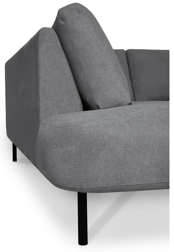 Тъмносив ъглов диван (ляв ъгъл/"U" форма) Hero – Scandic