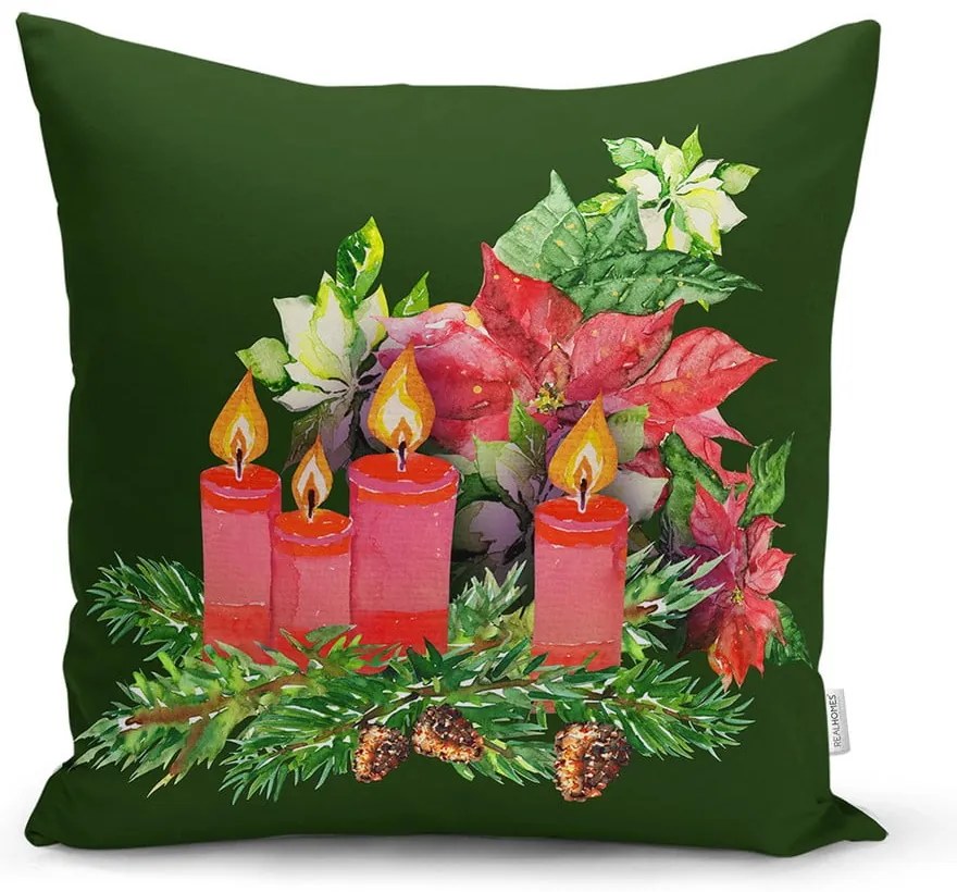 Текстилна калъфка за възглавница с коледен мотив 43x43 cm - Mila Home