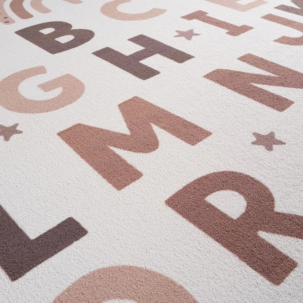 Кремав детски килим подходящ за пране 120x170 cm Coco 1133 – Ayyildiz Carpets