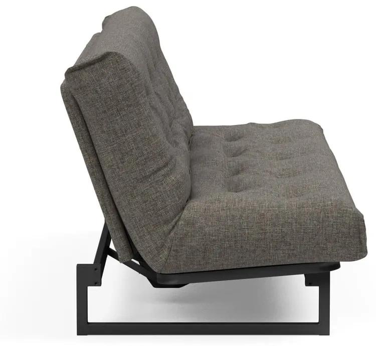 Сиво-кафяв разтегателен диван 200 cm Fraction – Innovation