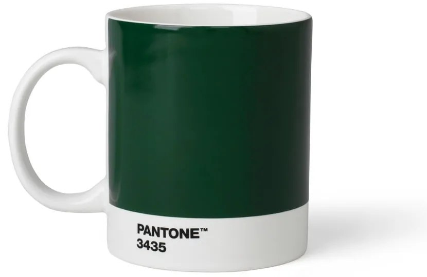 Тъмнозелена керамична чаша 375 ml Dark Green 3435 – Pantone