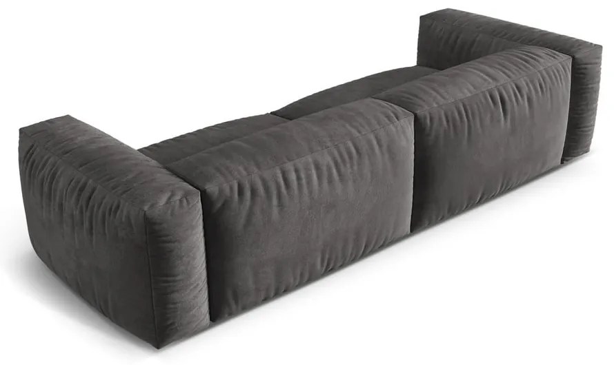 Сив кадифен модулен диван 320 cm Martina – Micadoni