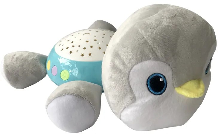 LORELLI Toys Нощна лампа с проектор ПИНГВИНЧЕ СИВ