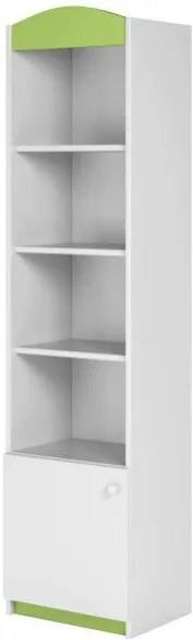 Етажерка за книги Babydreams Slim-Prasino