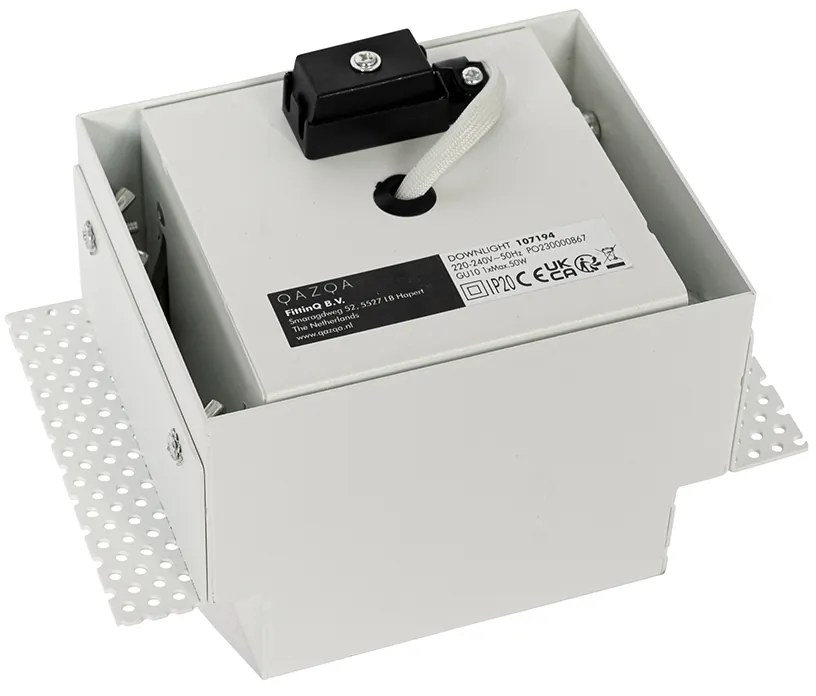 Вграден прожектор бял GU10 AR70 без рамка - Oneon