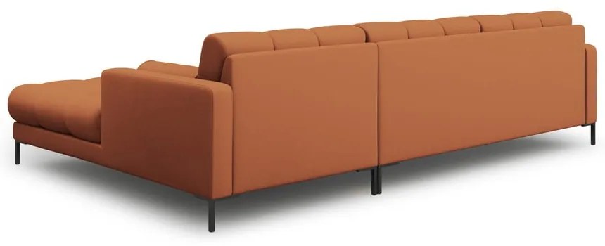 Ъглов диван в тухлен цвят (десен ъгъл) Bali – Cosmopolitan Design