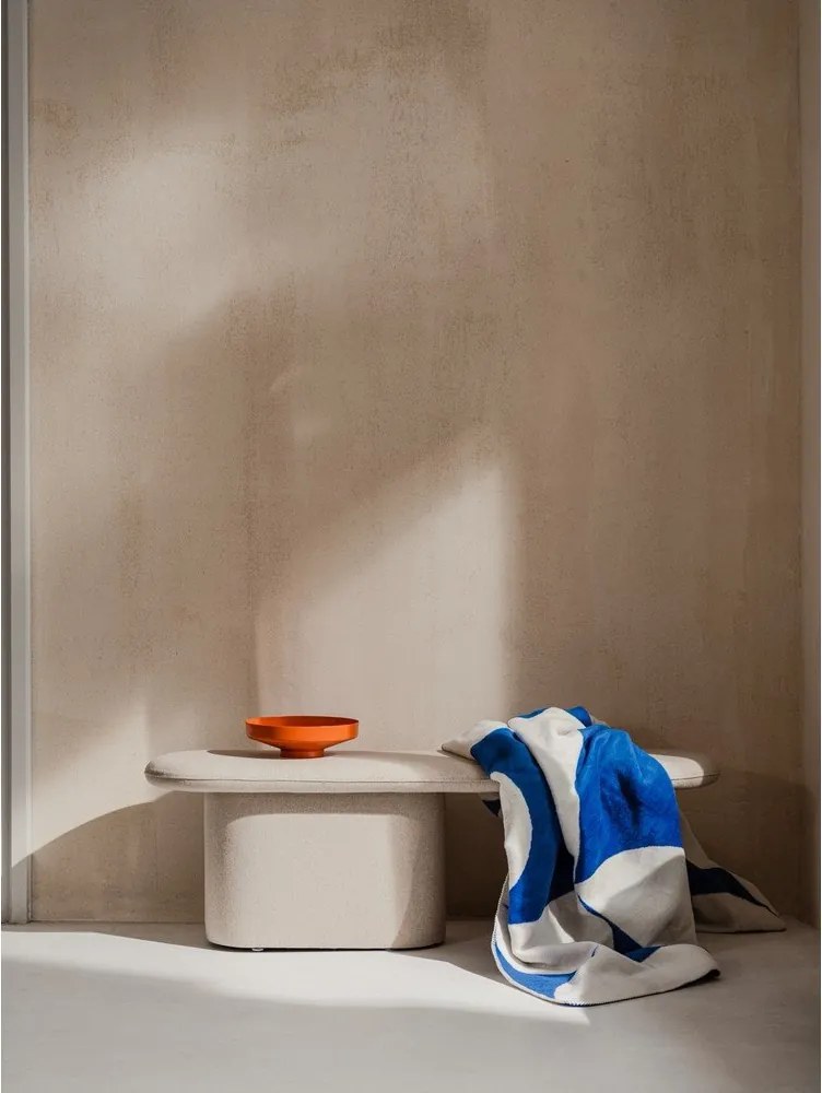 Бежова вълнена подплатена пейка Rull – noo.ma