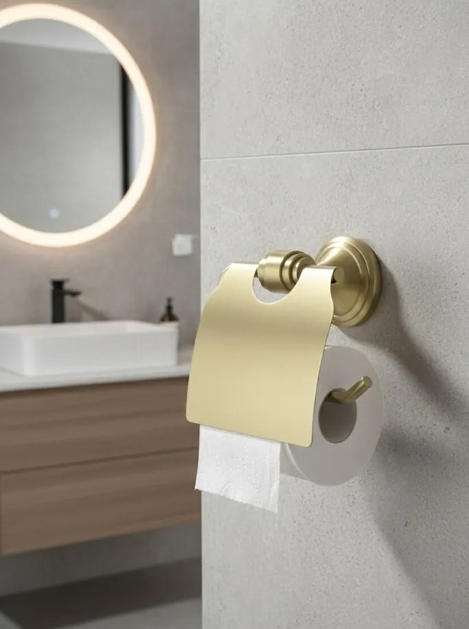 Porte-papier toilette 1608 Aristo Brushed Gold