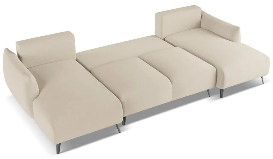 Бежов ъглов диван Malie – Makamii