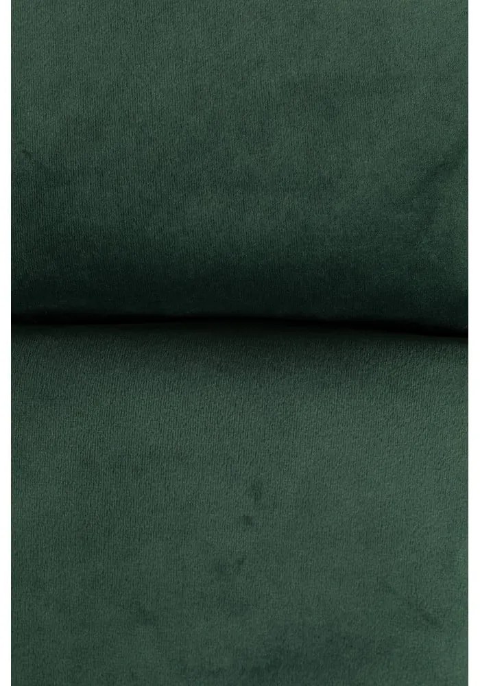 Столче за крака от зелено кадифе Bar - Dutchbone