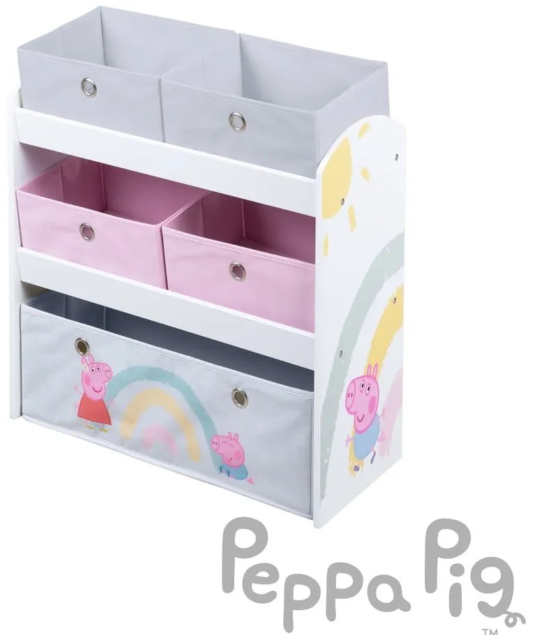 Органайзер за детски играчки 63.5x29.5x67 cm Peppa Pig – Roba