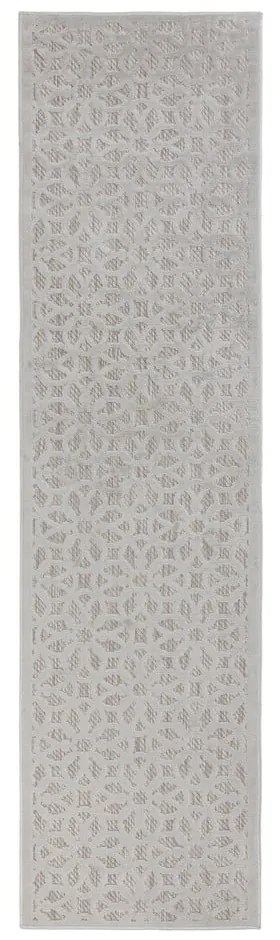 Сив външен килим 230x66 cm Argento - Flair Rugs