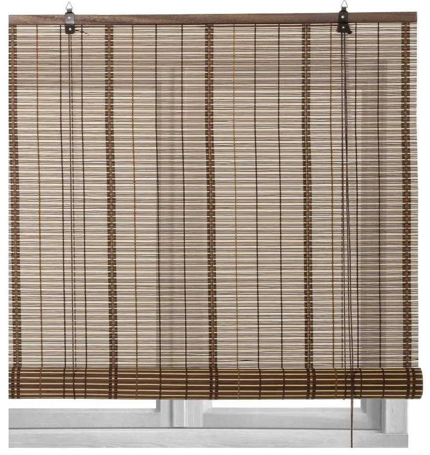 Тъмнокафява бамбукова ролетна щора 90x180 cm Natural Life - Casa Selección