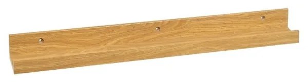 Рафт за картини от дъб в естествен цвят 60 cm - Casa Selección