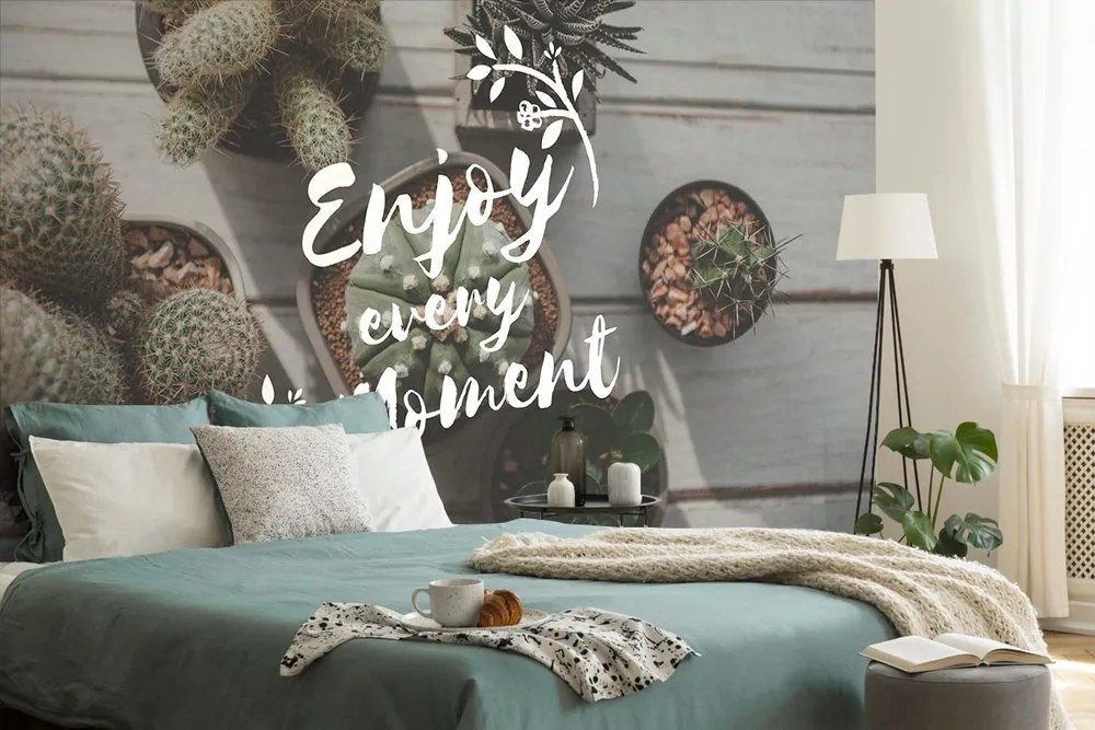 Тапет – С цитат - Enjoy every moment