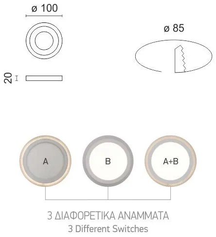 Лампа за таван LED 5287