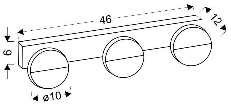 Бяла LED светлина за стена Sing - Candellux Lighting