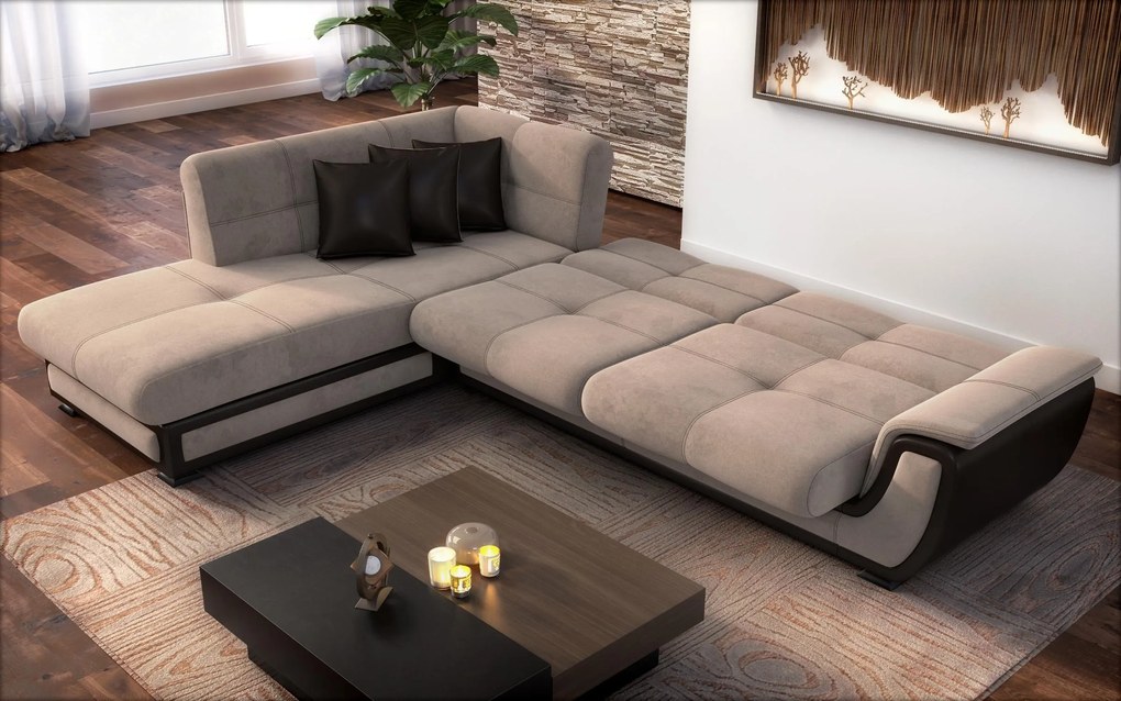 Разтегателен ъглов диван + клик-клак механизъм Принцес II