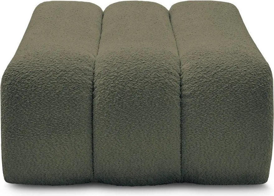 Зелена табуретка от прежда с примки от букле Azra – Bobochic Paris