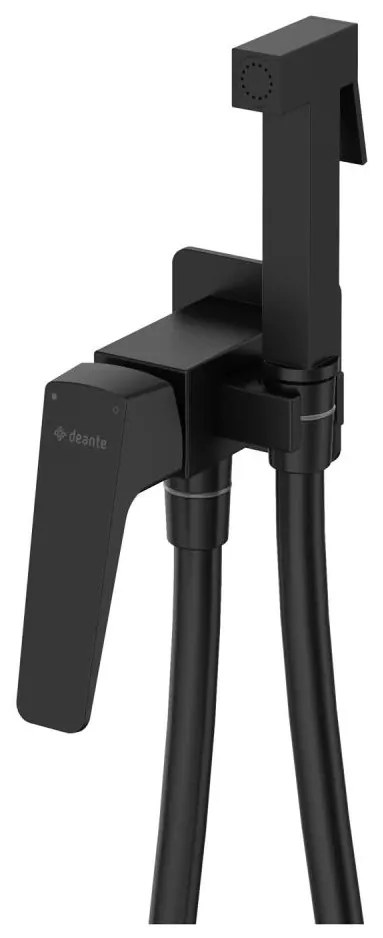 Deante BQL_N34M - Смесител за биде с ръчен душ за вграден монтаж BLUR черен