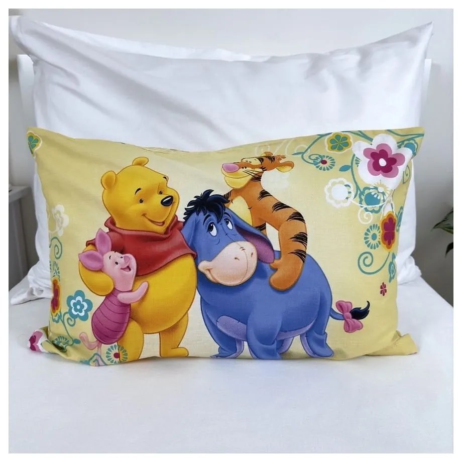 Памучно детско спално бельо за детско креватче 100x135 cm Winnie-the-Pooh – Jerry Fabrics