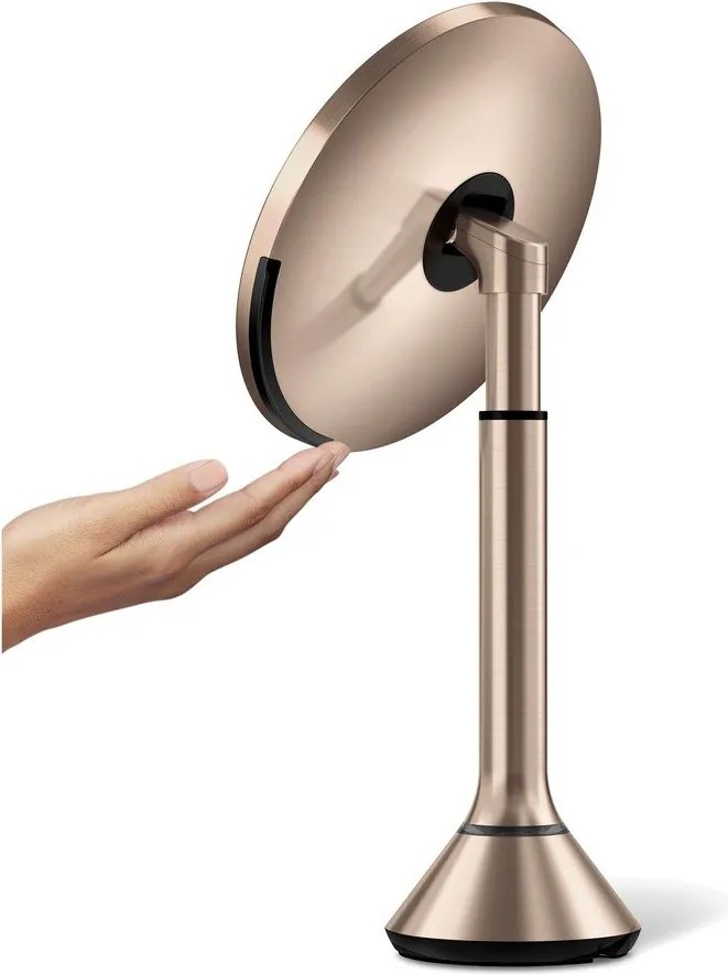 Козметично огледало със светлина/увеличително (5x) ø 20 cm Sensor – simplehuman