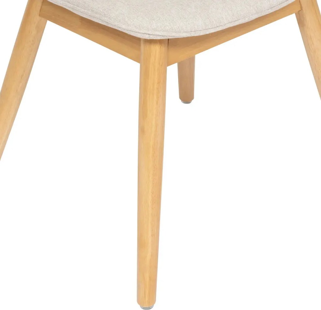 Трапезен стол atmosphera Ayati, Хевея - Бежов