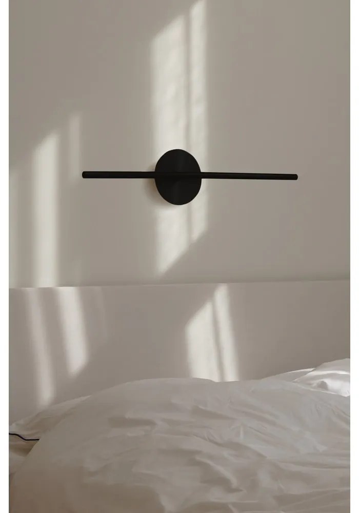 Черна метална LED затъмняваща се стенна лампа Omni Wall – UMAGE