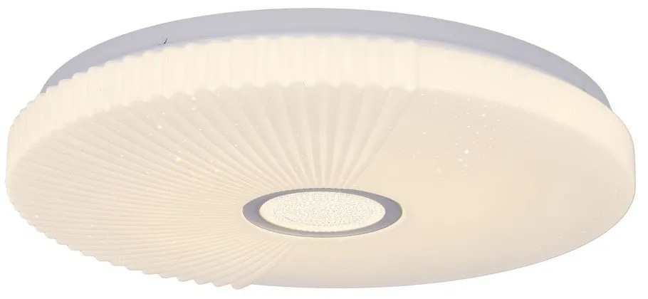 Бяло LED осветително тяло за таван 38x38 cm Sunny – Candellux Lighting
