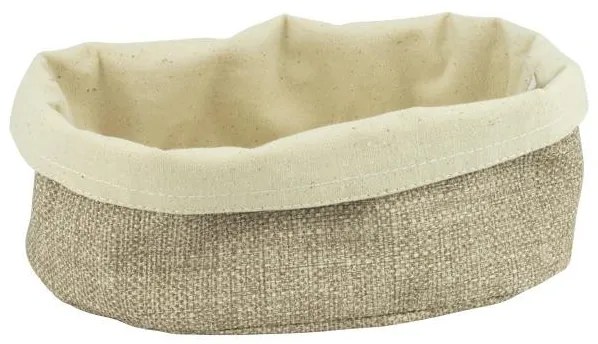 Horecano - Текстилен панер овален BEIGE 25x18xh12см (PB004)