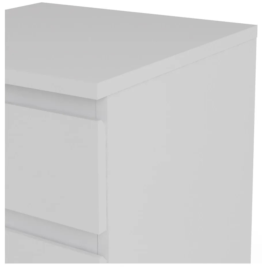 Бял висок скрин 40x107 cm Nova – Tvilum