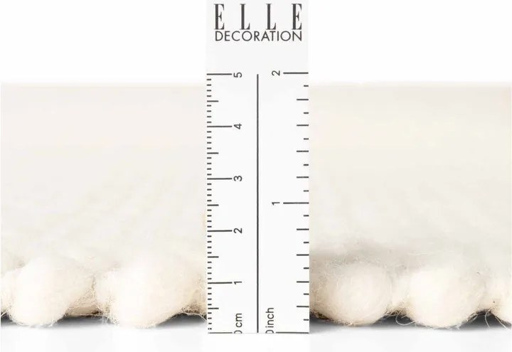 Кремав ръчно изработен вълнен килим 200x290 cm Lyon Beans – Elle Decoration