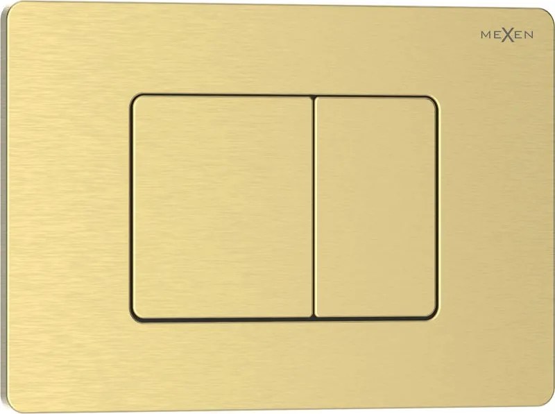 Mexen Tex 05 бутон за промиване неръждаема стомана, златен матиран - 6105-11