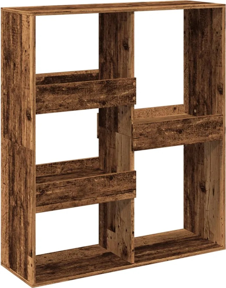 3309553 vidaXL Разделител за стая, старо дърво, 100x33x115 см, инженерно дърво