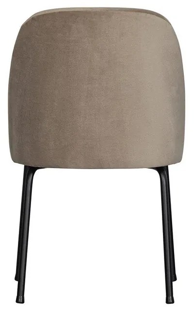 Бежови кадифени трапезни столове в комплект 2 бр. Vogue – WOOOD