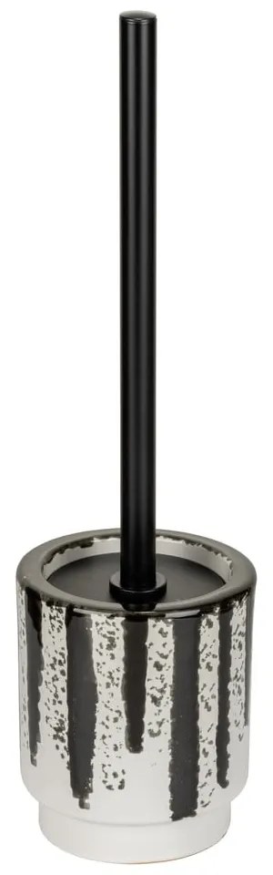 Черно-бял керамична четка за тоалетна Subiza – Wenko
