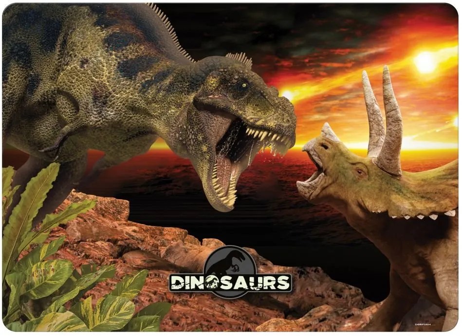 Derform - Подложка ламинирана DINOSAUR 18